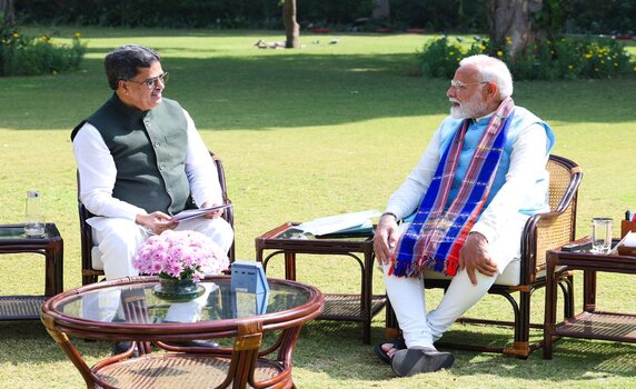 Tripura CM Dr. Manik Saha calls on Prime Minister Narendra Modi in Delhi.